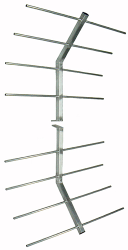 Yagi V-shape rear screen, aluminium, suits ZCG Y400, Y600, Y700 or Y800 series, incl. mounting